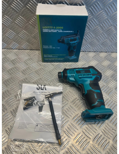 Silex gonfleur de pneus de voiture pompe air souffleur batterie au Lithium 20v