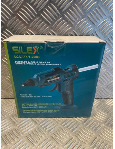 Silex pistolet tube colle silicone sans fil batterie lithium lca777-1-200 20V