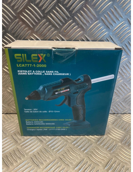 Silex pistolet tube colle silicone sans fil batterie lithium lca777-1-200 20V
