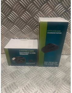 Silex chargeur batterie rapide 20V Lithium + batterie 20V 6.0Ah lithium-ion