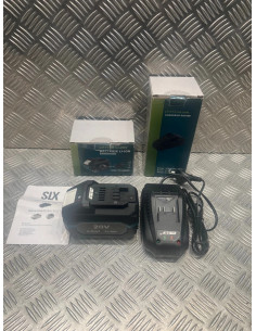 Silex chargeur batterie rapide 20V Lithium + batterie 20V 6.0Ah lithium-ion 2