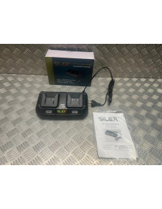 Silex chargeur double batterie 20V lithium pour outils bricolage visseuse autres 2