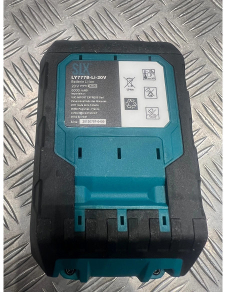 Silex batterie 20V 6.0Ah lithium-ion pour outils de bricolage visseuse perceuse