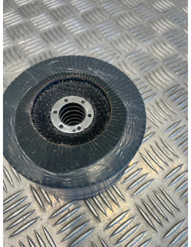 10 x disques a lamelles abrasif 125 mm 22 mm grain de 120 ponçage Silex