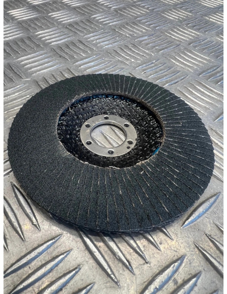 10 x disques a lamelles abrasif 125 mm 22 mm grain de 120 ponçage Silex