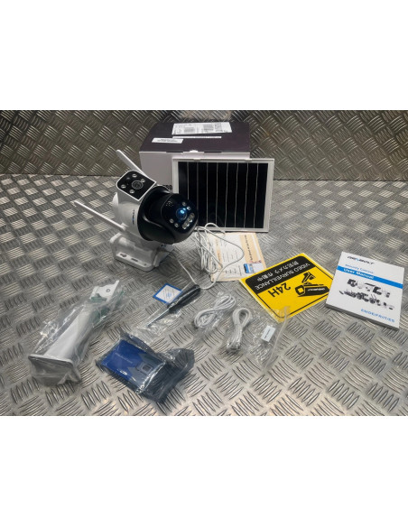 camera genbolt gb217h-4g 3g et 4G lte 2.5k surveillance double cam solaire