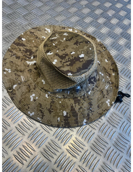 Chapeau camouflage protection solaire maille respirante peche chasse randonnée