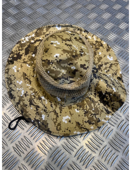 Chapeau camouflage protection solaire maille respirante peche chasse randonnée