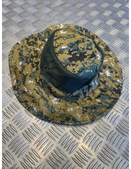 Chapeau camouflage protection solaire maille respirante peche chasse randonnée