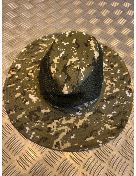 Chapeau camouflage protection solaire maille respirante peche chasse randonnée