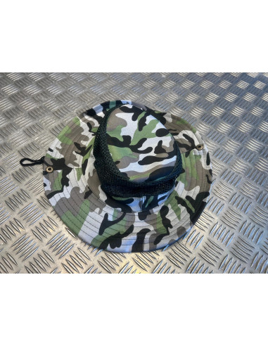 Chapeau camouflage protection solaire maille respirante pêche chasse randonnée
