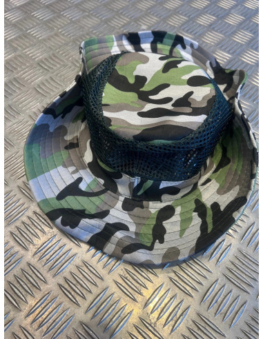 Chapeau camouflage protection solaire maille respirante pêche chasse randonnée