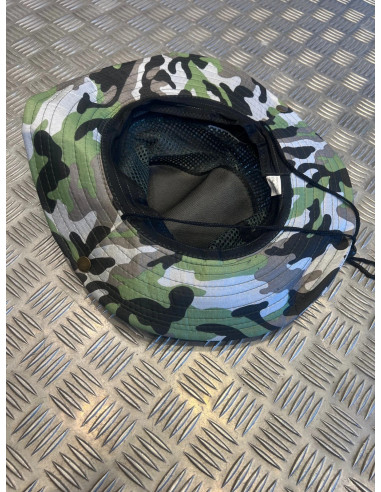 Chapeau camouflage protection solaire maille respirante pêche chasse randonnée