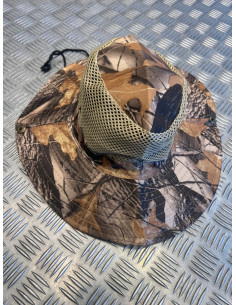 Chapeau camouflage protection solaire maille respirante chasse randonnée jungle