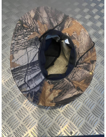 Chapeau camouflage protection solaire maille respirante chasse randonnée jungle