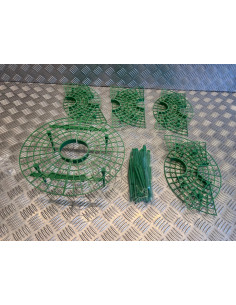 lot de 5 supports pour fraisiers fraise anti limace moisissure salete 2