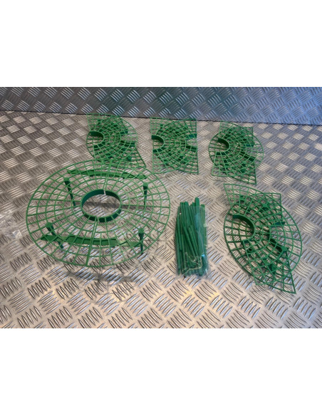 lot de 5 supports pour fraisiers fraise anti limace moisissure salete