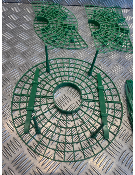 lot de 5 supports pour fraisiers fraise anti limace moisissure salete