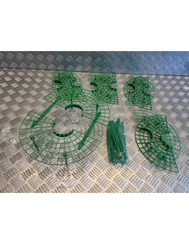 lot de 5 supports pour fraisiers fraise anti limace moisissure salete