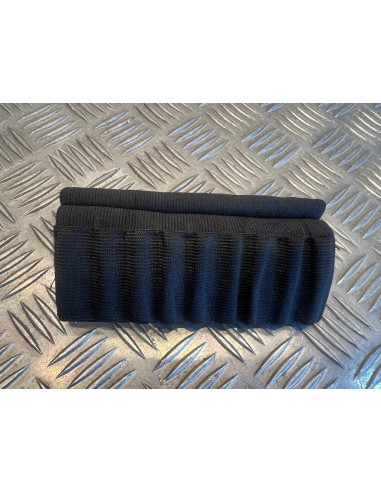 cartouchière de crosse noire pour 9 munitions