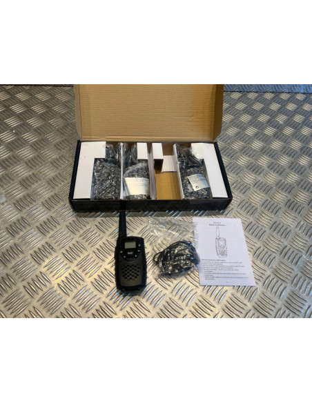 jeu de 4 talkie walkie 8 canaux avec ecouteur pour chasse randonne montagne