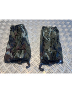 paire guêtres doublées et imperméable camouflage neuf