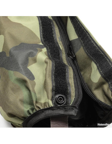 paire guêtres doublées et imperméable camouflage neuf