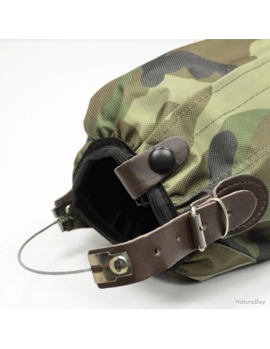 paire guêtres doublées et imperméable camouflage neuf