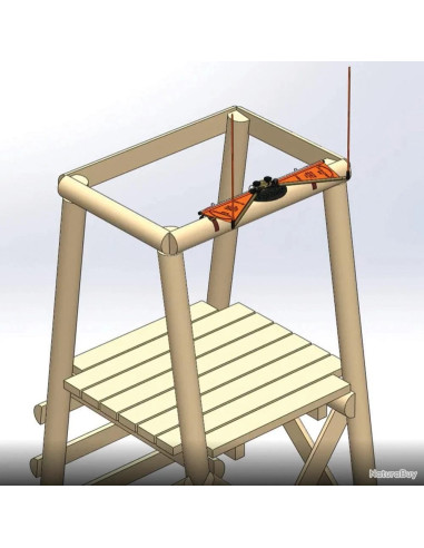 Le mil angulaire pour mirador l angle de tir des 30 degres neuf