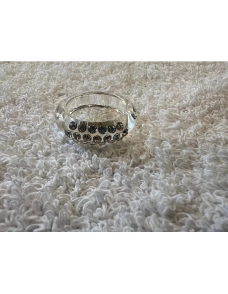 Bague cristaluna veretta acrylique transparent swarovski cristal 100 303 25