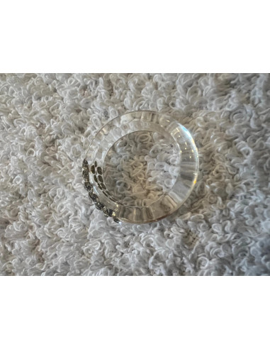 Bague cristaluna veretta acrylique transparent swarovski cristal 100 303 25