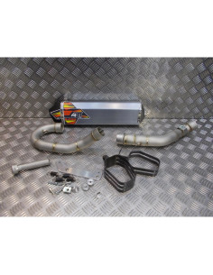 ligne pot echappement inox art b-p122 silencieux alu moto husqvarna fe 450 76906