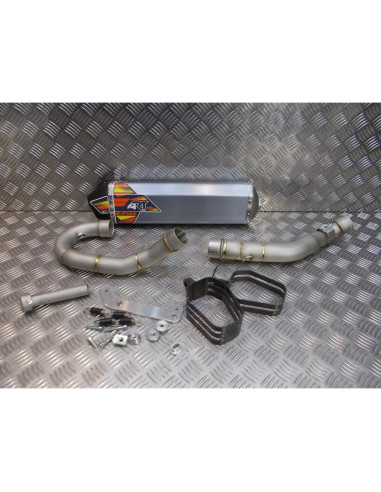 ligne pot echappement inox art b-p122 silencieux alu moto husqvarna fe 450 76906