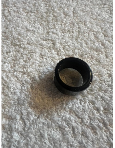 Bague cristaluna vera acrylique noir swarovski shadow neuf 101 109 l9 2