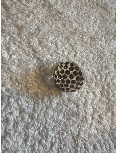 bague cristaluna bombata acrylique transparent swarovski topaze colorado claire 2