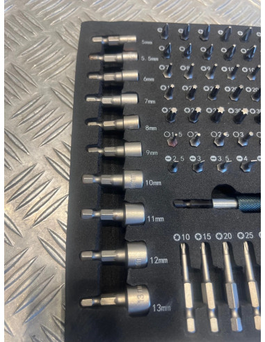 plateau eva 110 accessoires silex pour perceuse visseuse a percussion neuf foret