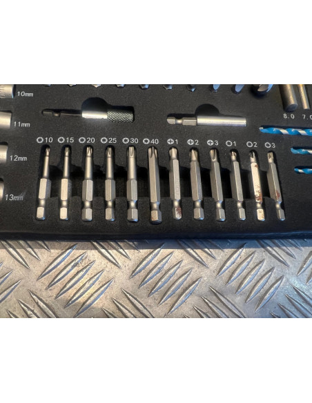 plateau eva 110 accessoires silex pour perceuse visseuse a percussion neuf foret