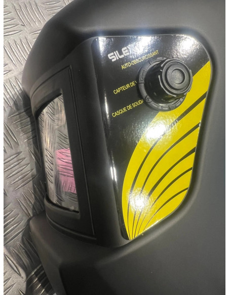 silex masque cagoule soudure automatique auto assombrissement solaire grande vue