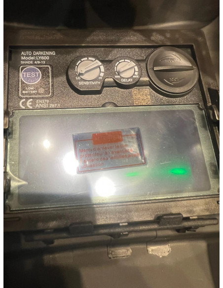 silex masque cagoule soudure automatique auto assombrissement solaire grande vue