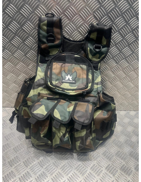 gilet annex veste tactique porte plastron paintball camouflage neuf