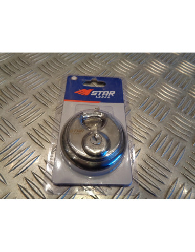 cadenas 68mm avec 2 cle star locks pour chaine antivol moto scooter velo