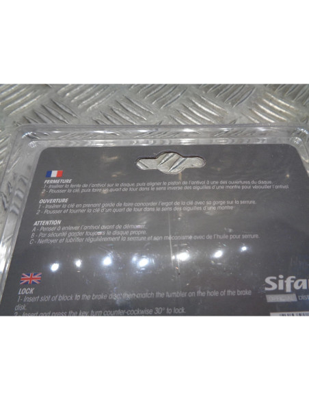 cadenas pour chaine antivol 62mm x 83mm star locks scooter moto velo