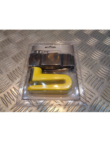 antivol bloc disque 2 cles et saccoche moto scooter velo securite vol