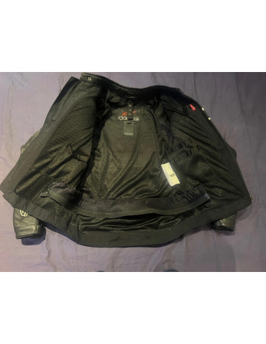 blouson cuir motard moto alpinestars gp-r pro comme neuf taille 50 eu