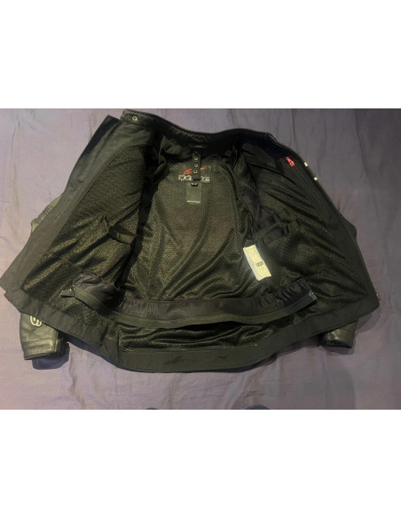 blouson cuir motard moto alpinestars gp-r pro comme neuf taille 50 eu