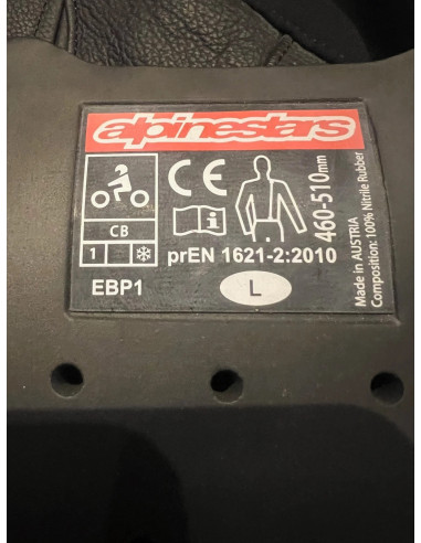 blouson cuir motard moto alpinestars gp-r pro comme neuf taille 50 eu