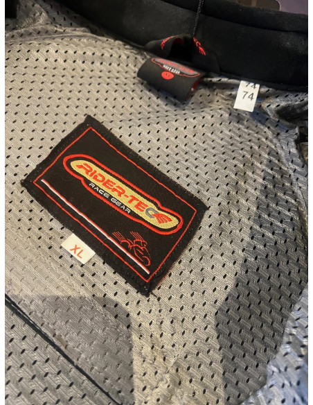 combinaison rider-tec neuf moto course cuir integral taille xl multi protections