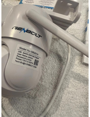 camera surveillance exterieur neuf genbolt gb201h 2.5k ptz 2.4/5ghz wiFi ip