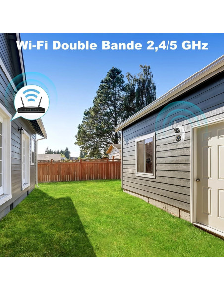 camera surveillance exterieur neuf genbolt gb201h 2.5k ptz 2.4/5ghz wiFi ip