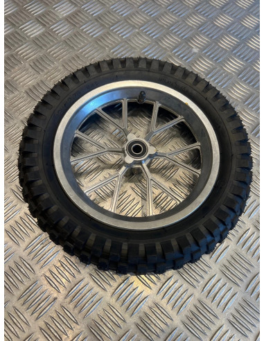 roue 12 1/2 x 2.75 neuf débroussailleuse a jante avec pneu moto dirt pit bike ..